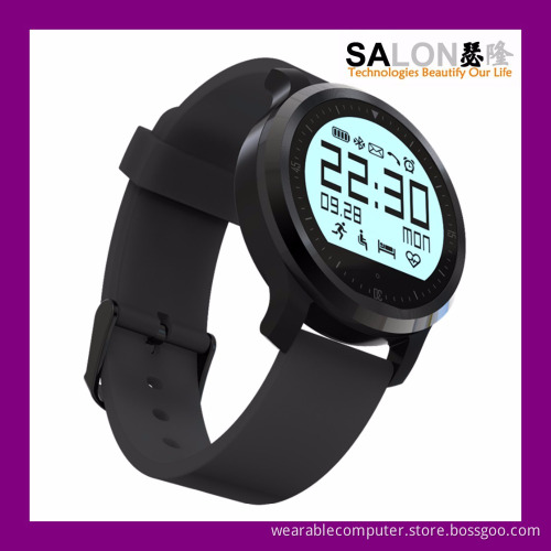 2016 Rugged IP67 Waterproof Heartrate Monitor Bluetooth4.0 Round Smart Watch